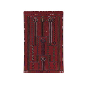 Vintage Turkish Kilim Rug 4'9'' x 7'7''