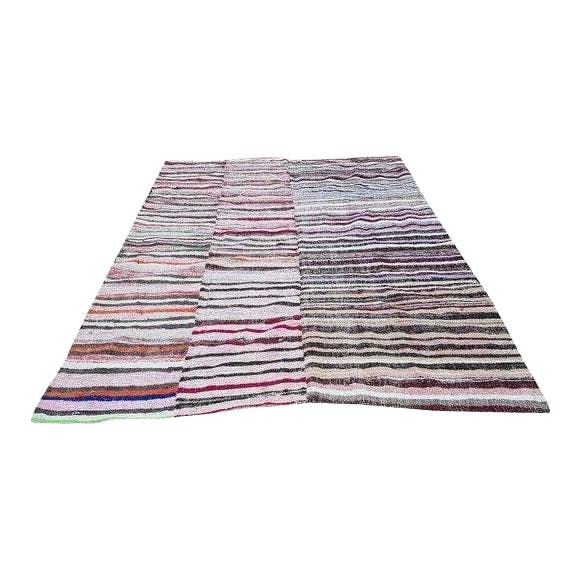 Vintage Turkish Kilim Rug 7'5'' x 9'10''