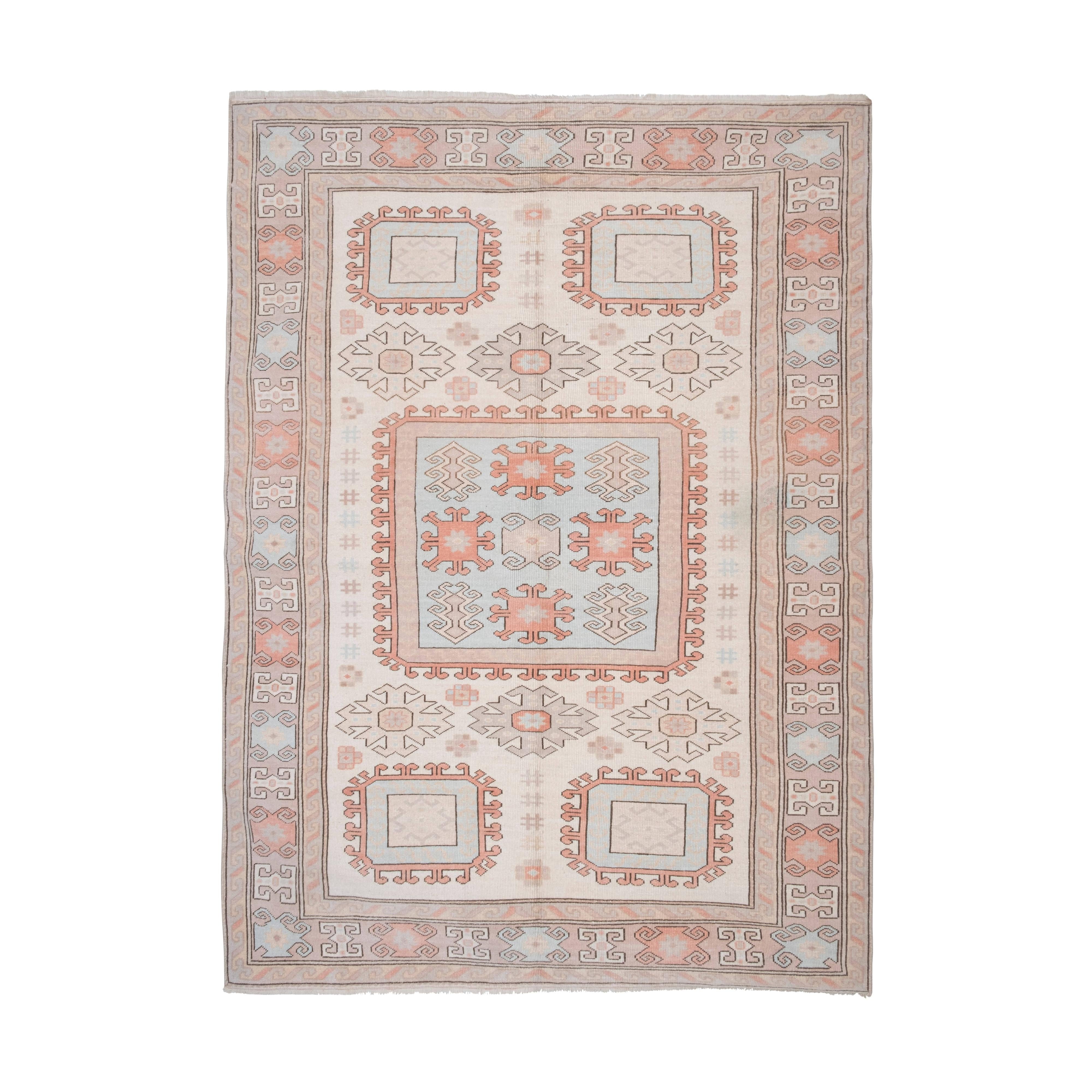 Vintage Oushak Rug 5'8'' x 7'8''