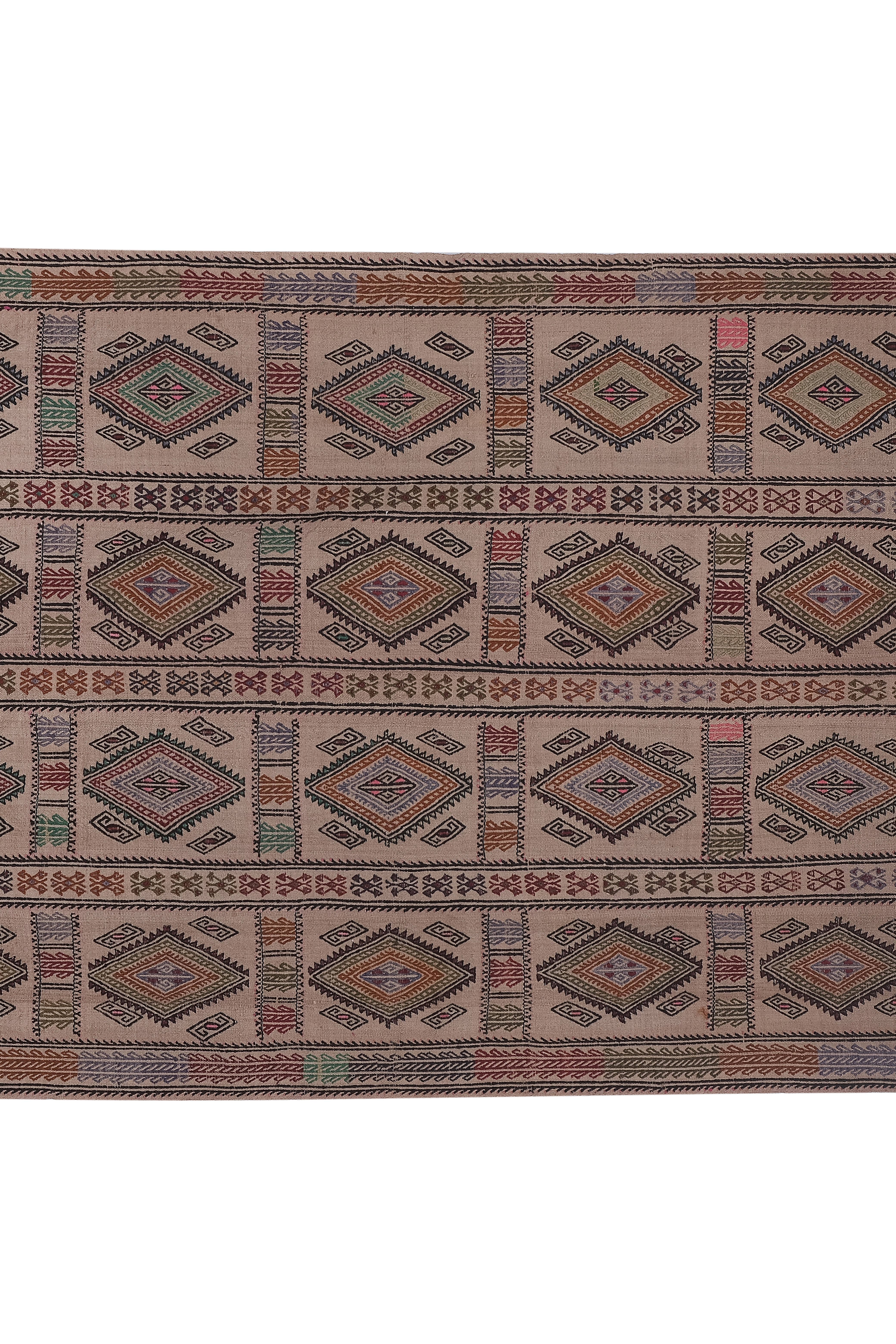 Vintage Turkish Anatolian Kilim Rug 5'3'' x 7'5''