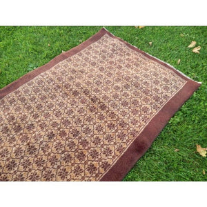 Vintage Turkish Tulu Rug 3'9'' x 6'2''