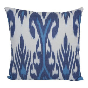 Silk Ikat Velvet Pillow Cover | 14'' x 14''