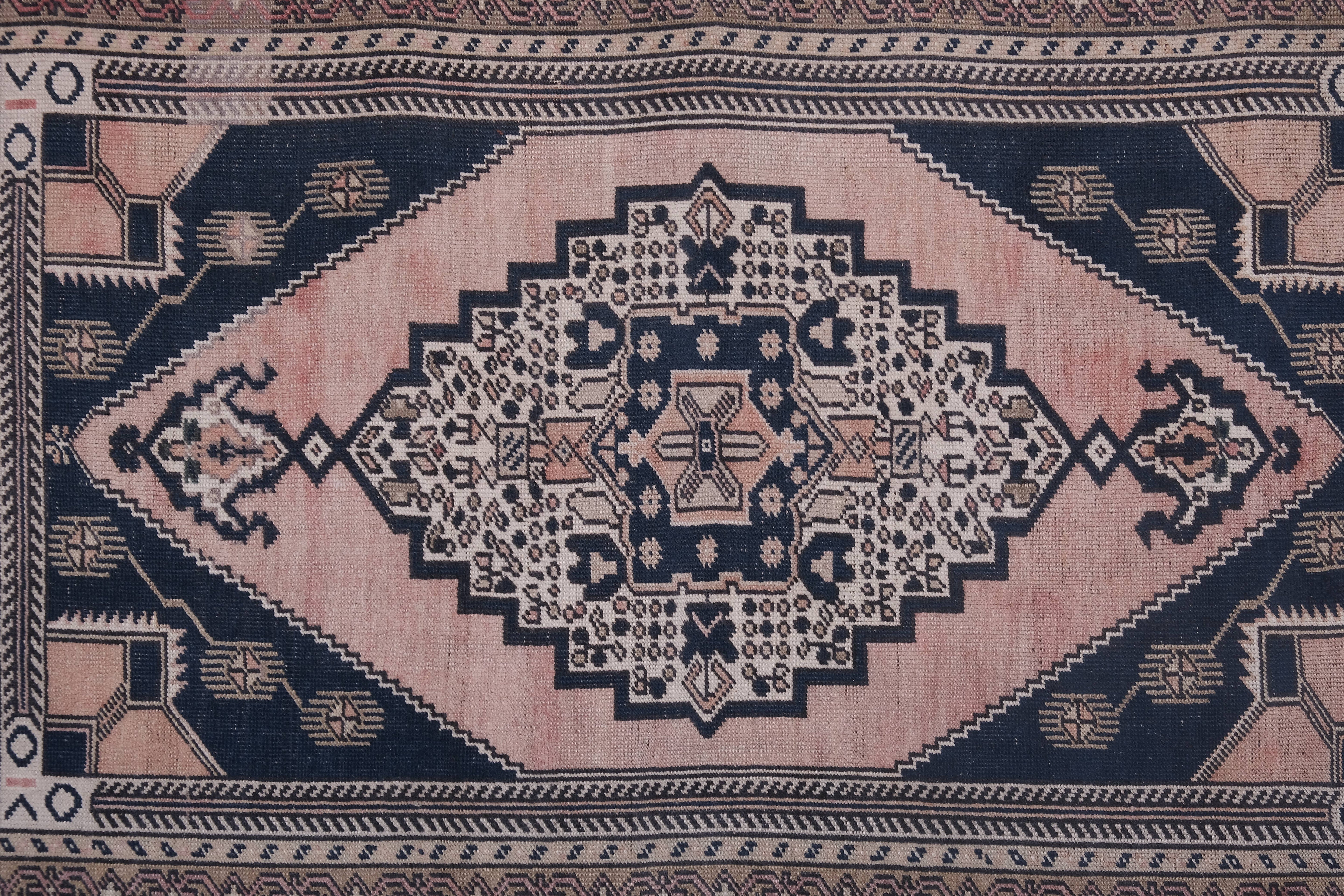 Vintage Turkish Konya Rug 4' x 6'9''