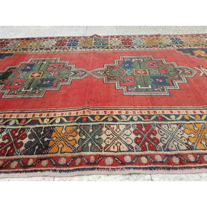 Vintage Turkish Rug 4'3'' x 7'6''