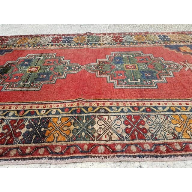 Vintage Turkish Rug 4'3'' x 7'6''