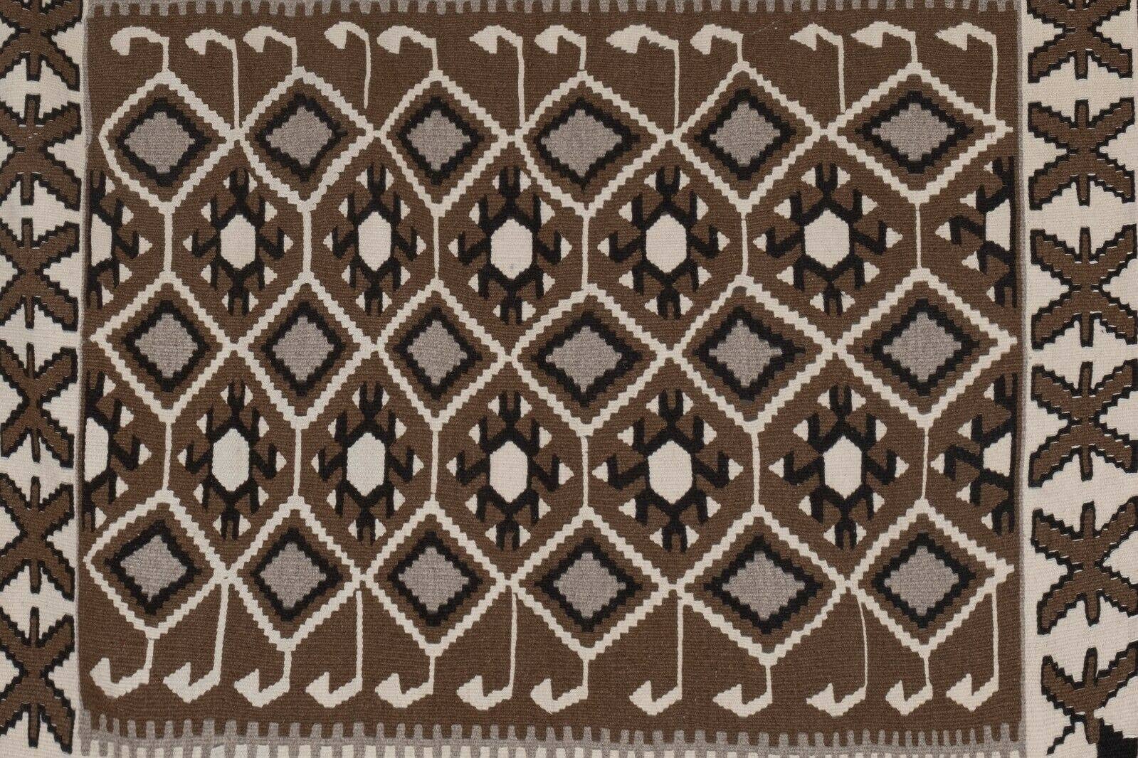 Vintage Turkish Kilim Rug 46'' x 55''