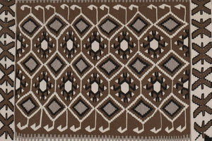 Vintage Turkish Kilim Rug 46'' x 55''