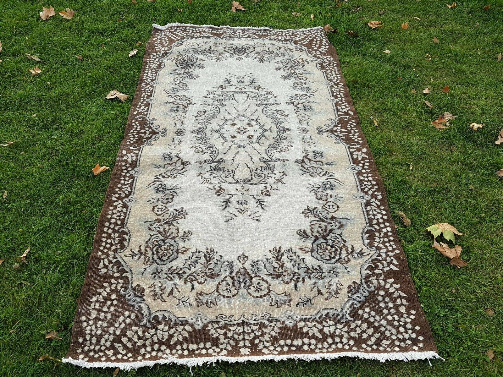 Vintage Turkish Anatolian Rug 3'10'' x 7'3''