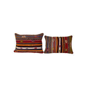 Kilim Pillow Cover Set of 2 | 16'' x 24''