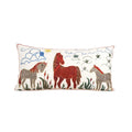 Horse Suzani Bedding Pillow Cover | 18'' x 34''