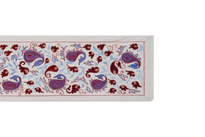 Hand-Embroidered Suzani Wall Hanging & Bedspread 1'8'' x 6'1''