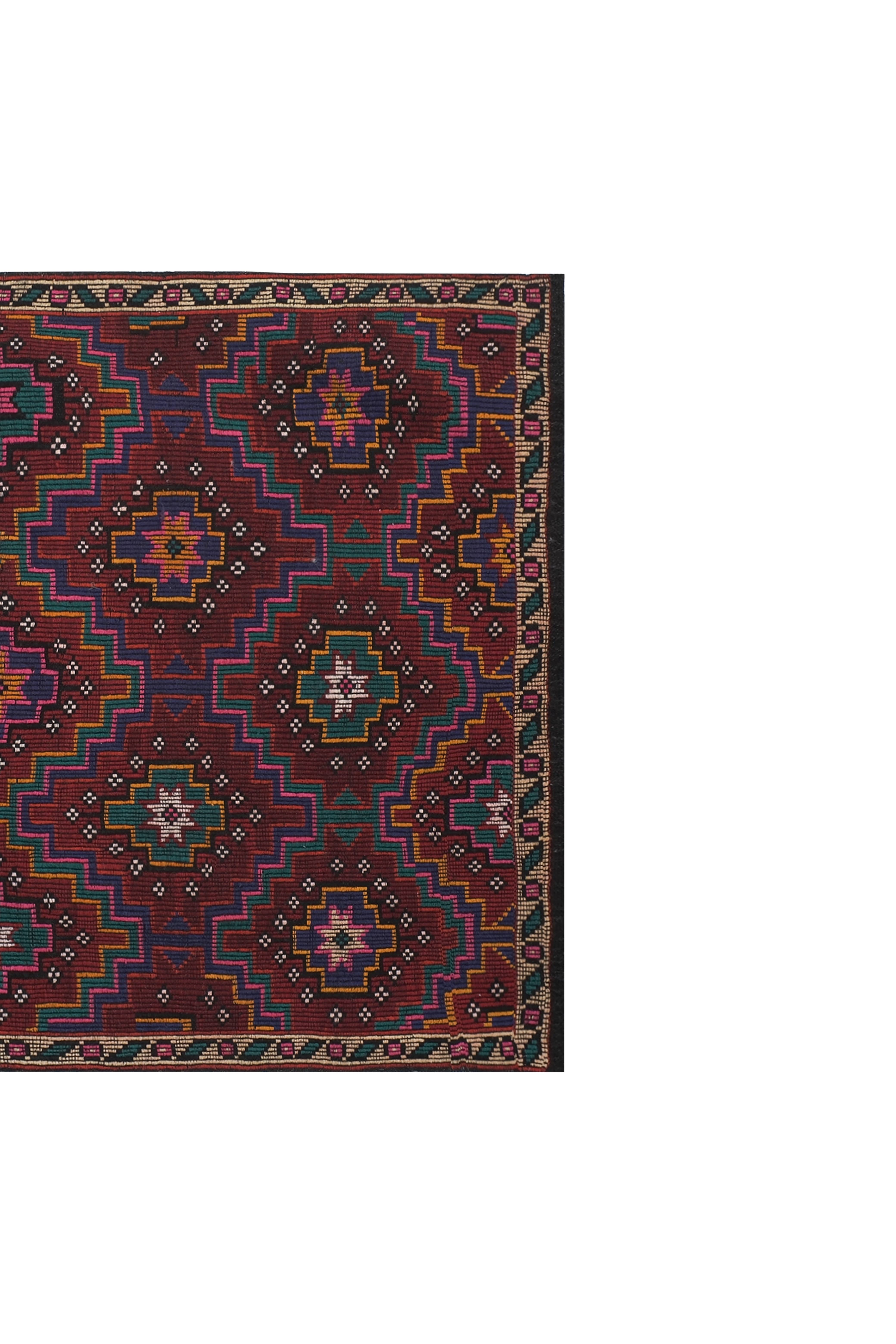 Vintage Turkish Kilim Rug 6'2'' x 9'7''