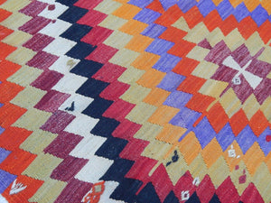Vintage Turkish Rug 4'2'' x 10'9''