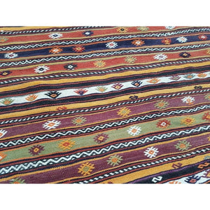 Vintage Turkish Kilim Rug 4'6'' x 7'2''
