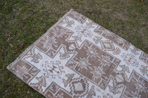 Vintage Oushak Rug 3'8'' x 6'3''