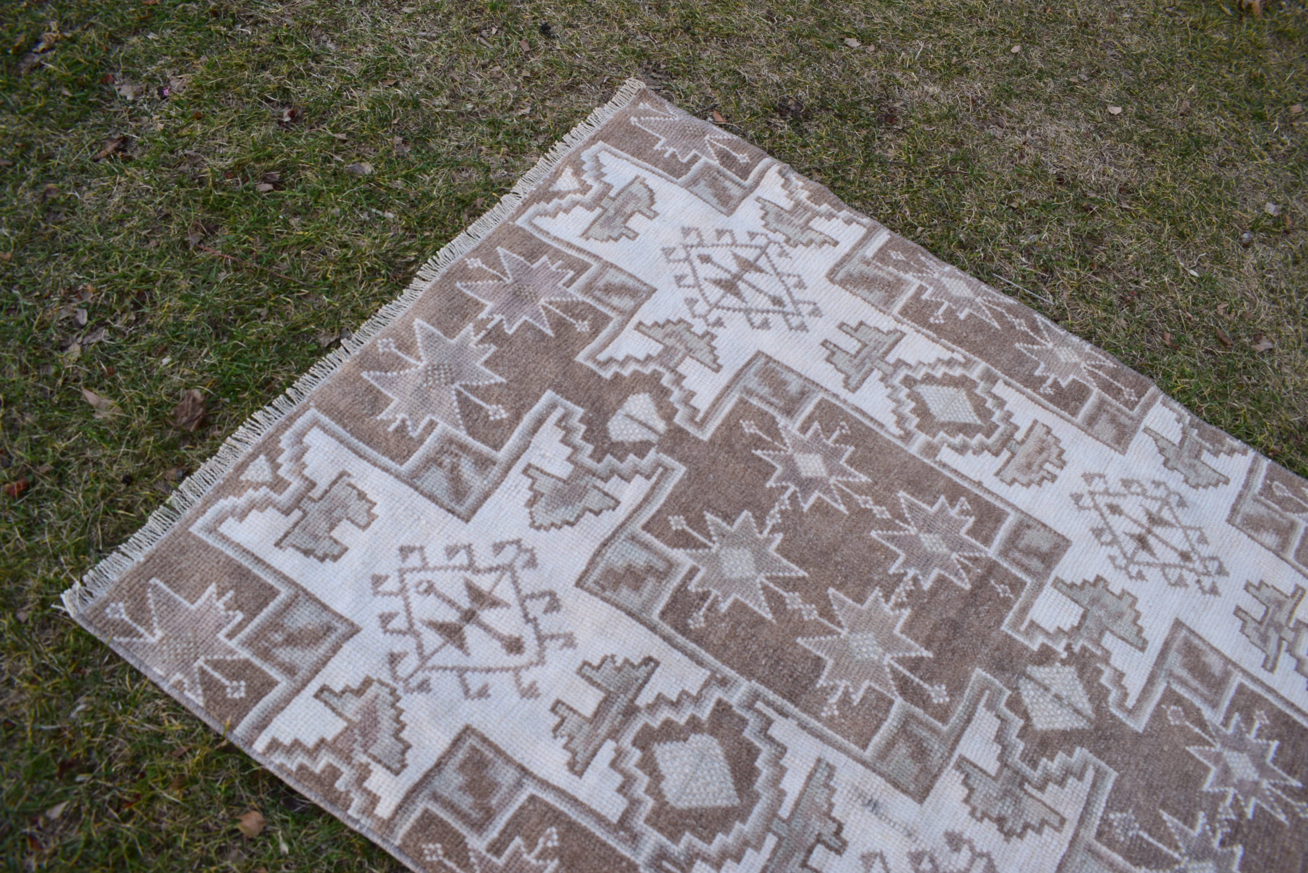 Vintage Oushak Rug 3'8'' x 6'3''