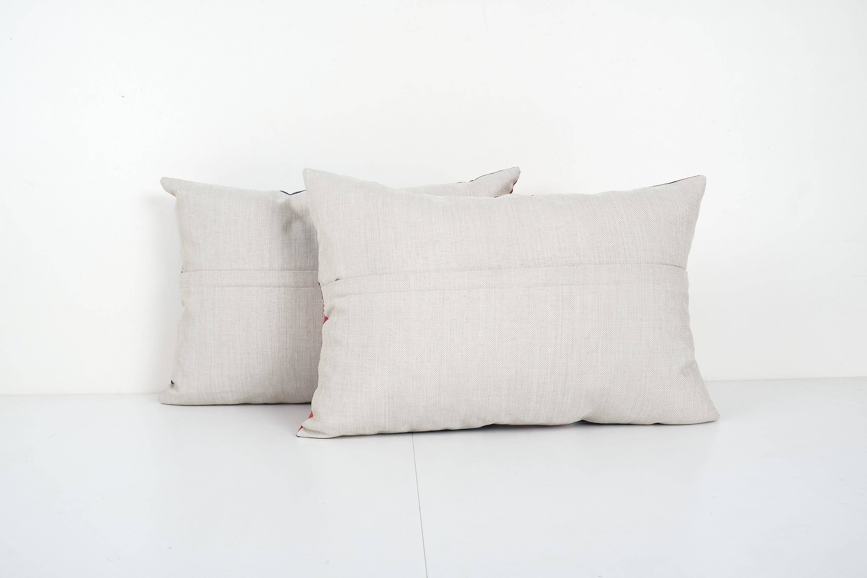 Uzbek Roller Printed Pillow Cover Set of 2 | 14'' x 24''