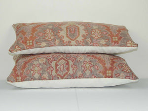 Rug Pillow Cover Set of 2 | 12'' x 24''