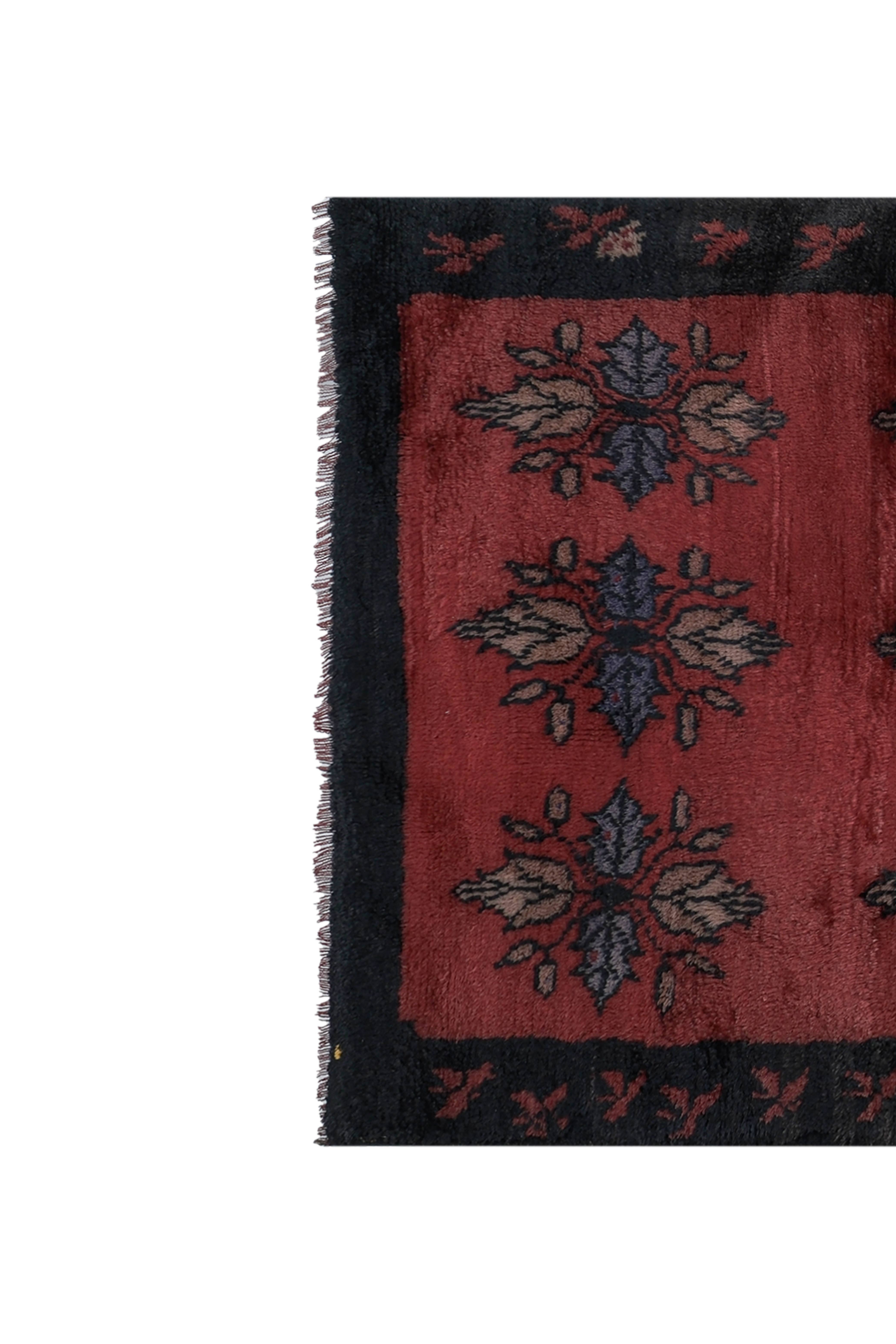 Vintage Turkish Tulu Rug 3'5'' x 5'3''