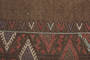 Vintage Turkish Kilim Runner 1'11'' x 17'5''