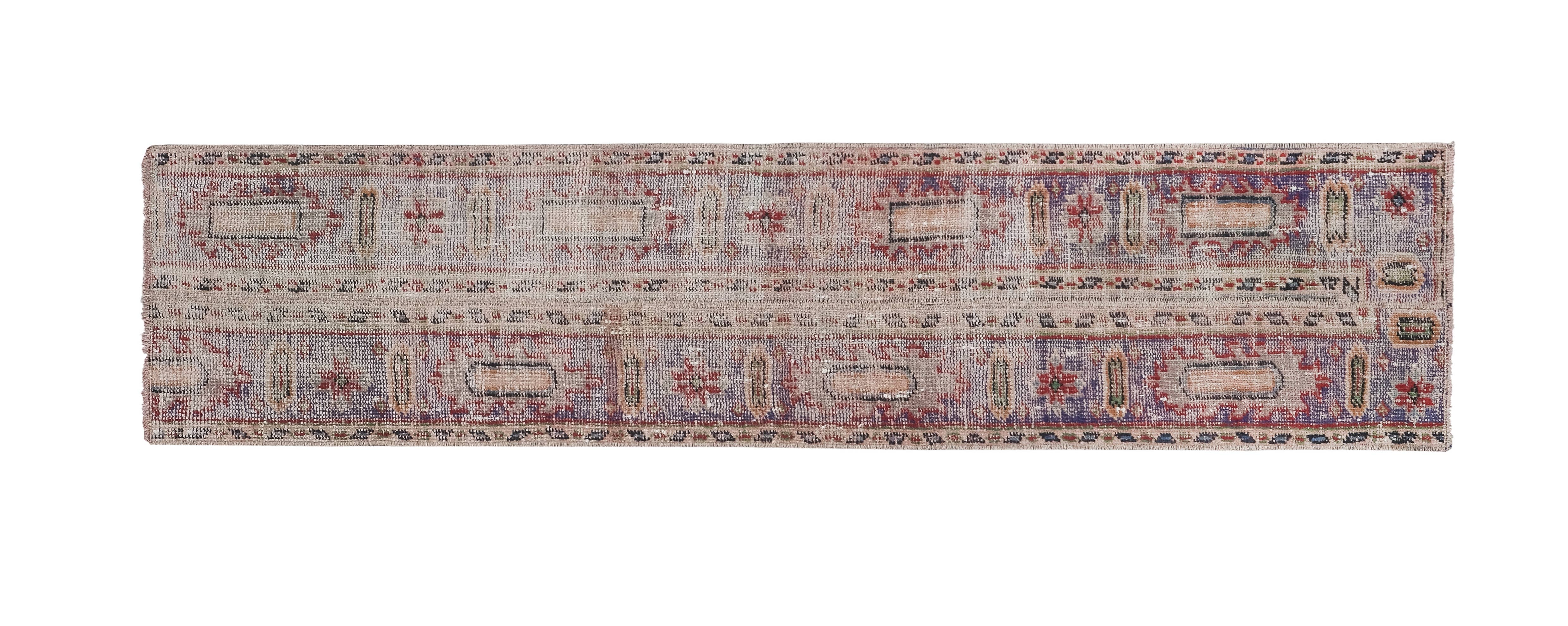 Vintage Turkish Runner Rug 1'8'' x 7'2''