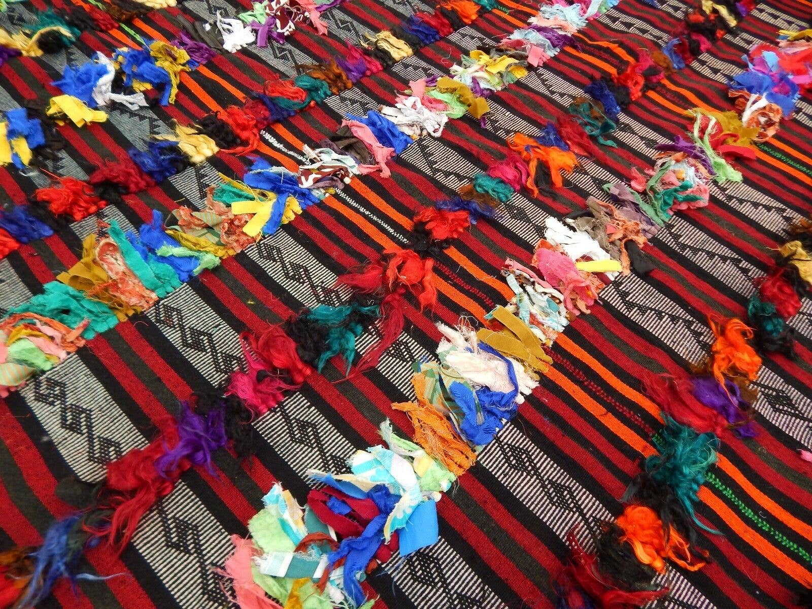 Vintage Turkish Tulu Rug 6' x 9'6''
