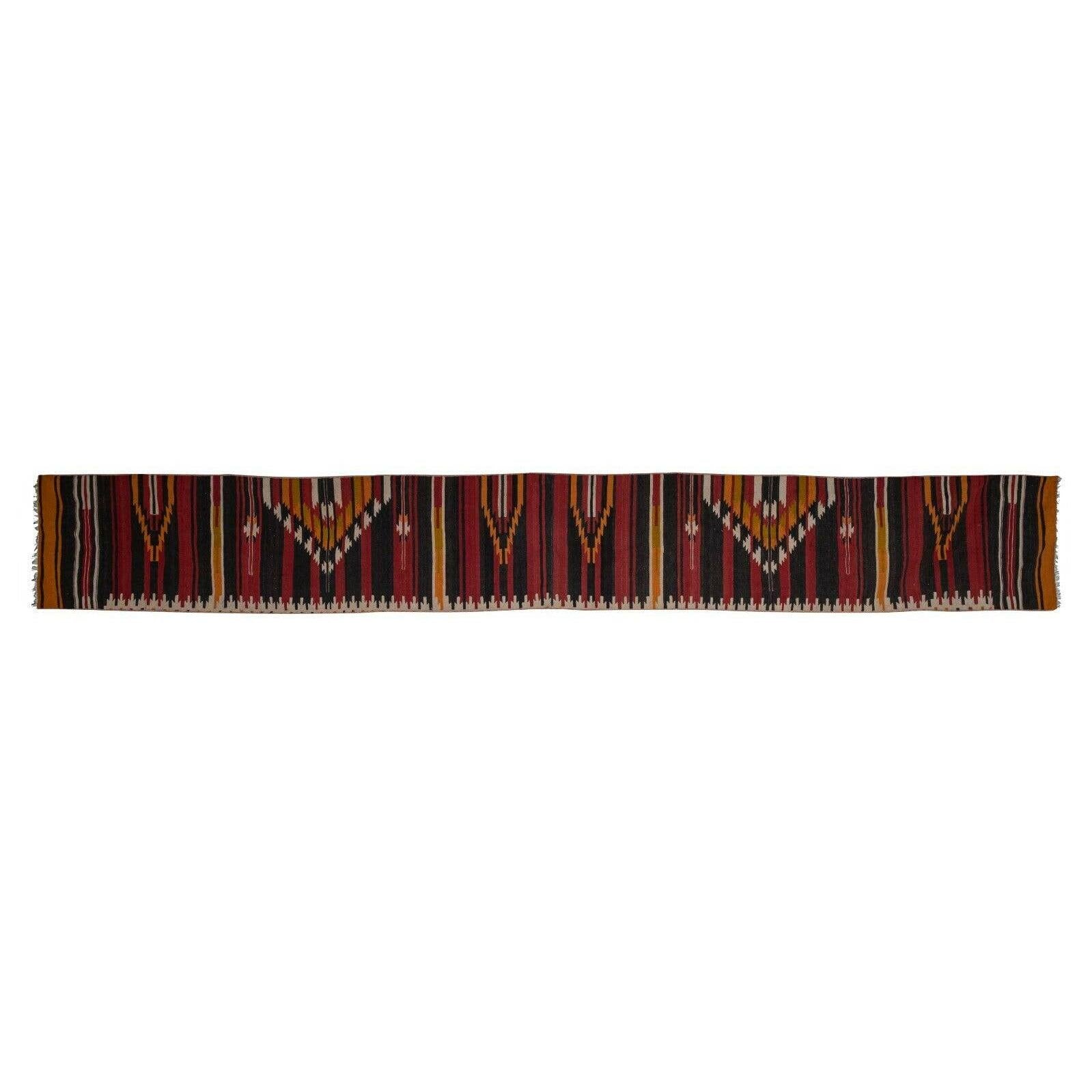 Vintage Sivas Kilim Runner 2' x 14'8''