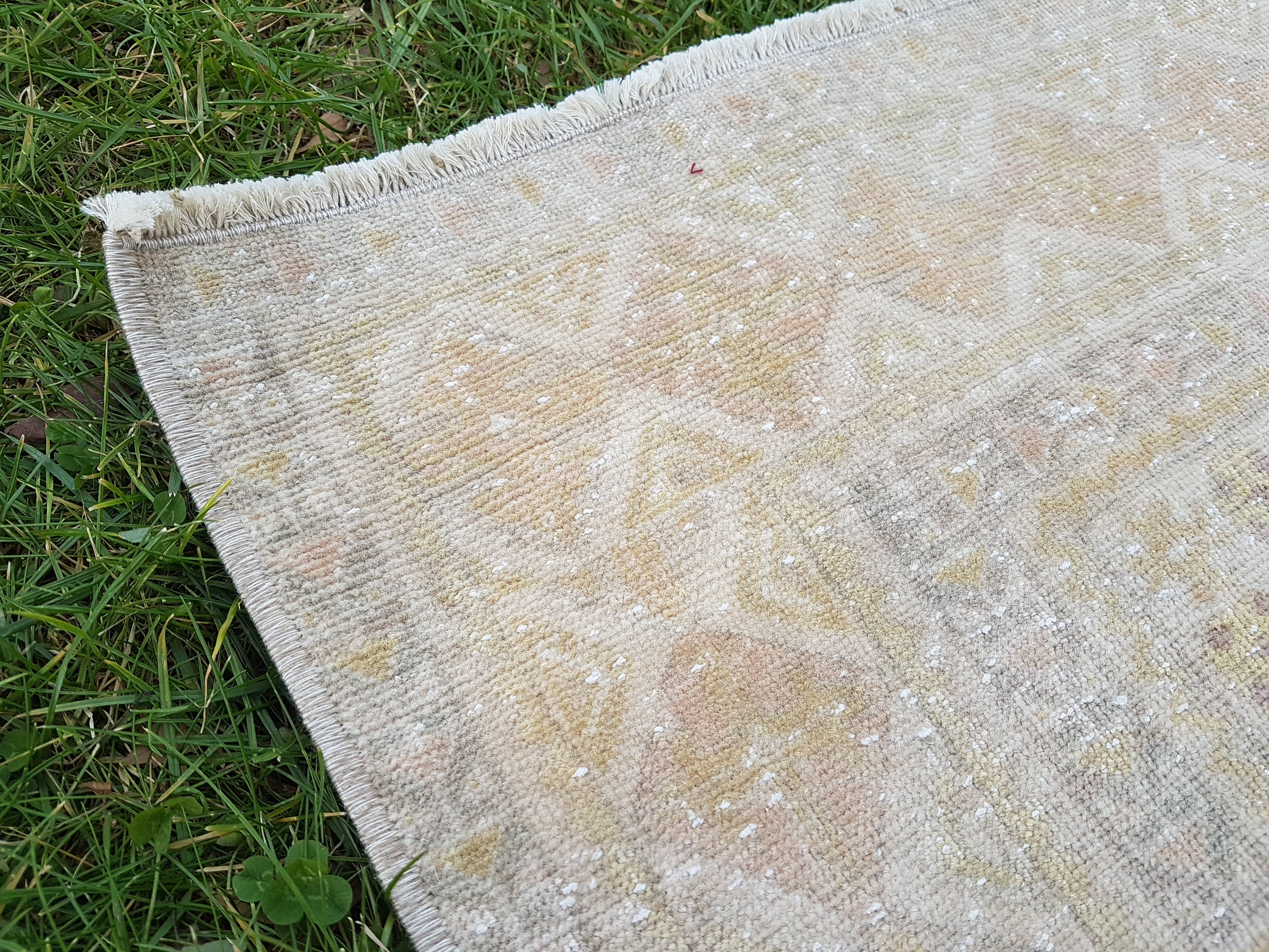 Vintage Oushak Rug 3'7'' x 5'7''