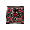 Hand-Embroidered Suzani Wall Hanging & Tablecloth 3'10'' x 3'10''