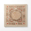 Hand-Embroidered Suzani Wall Hanging & Tablecloth 4'7'' x 4'9''