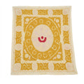 Hand-Embroidered Suzani Wall Hanging & Tablecloth 4'8'' x 5'1''
