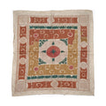 Hand-Embroidered Suzani Wall Hanging & Tablecloth 3'7'' x 3'11''