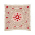 Hand-Embroidered Suzani Wall Hanging & Tablecloth 4'9'' x 5'2''