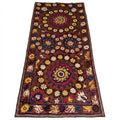 Hand-Embroidered Suzani Wall Hanging & Bedspread 4'5'' x 9'2''