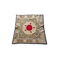 Hand-Embroidered Suzani Wall Hanging & Tablecloth 4'1'' x 4'3''
