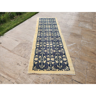 Turkish Gray Runner Rug - Hallway Carpet
