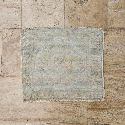 Square Turkish Carpet Rug 2'2'' X 2'6''