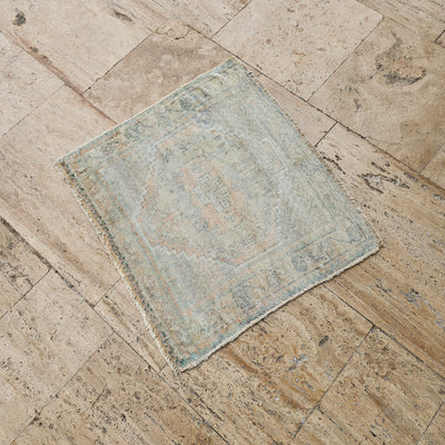 Square Turkish Carpet Rug 2'2'' X 2'6''