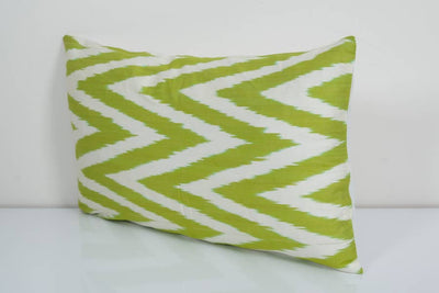 Silk Ikat Velvet Pillow Cover | 12'' x 20''