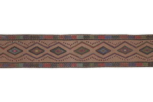 Vintage Turkish Kilim Runner 1'6'' x 13'2''