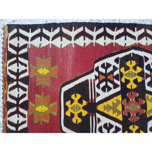 Vintage Turkish Kilim Rug 31'' x 50''