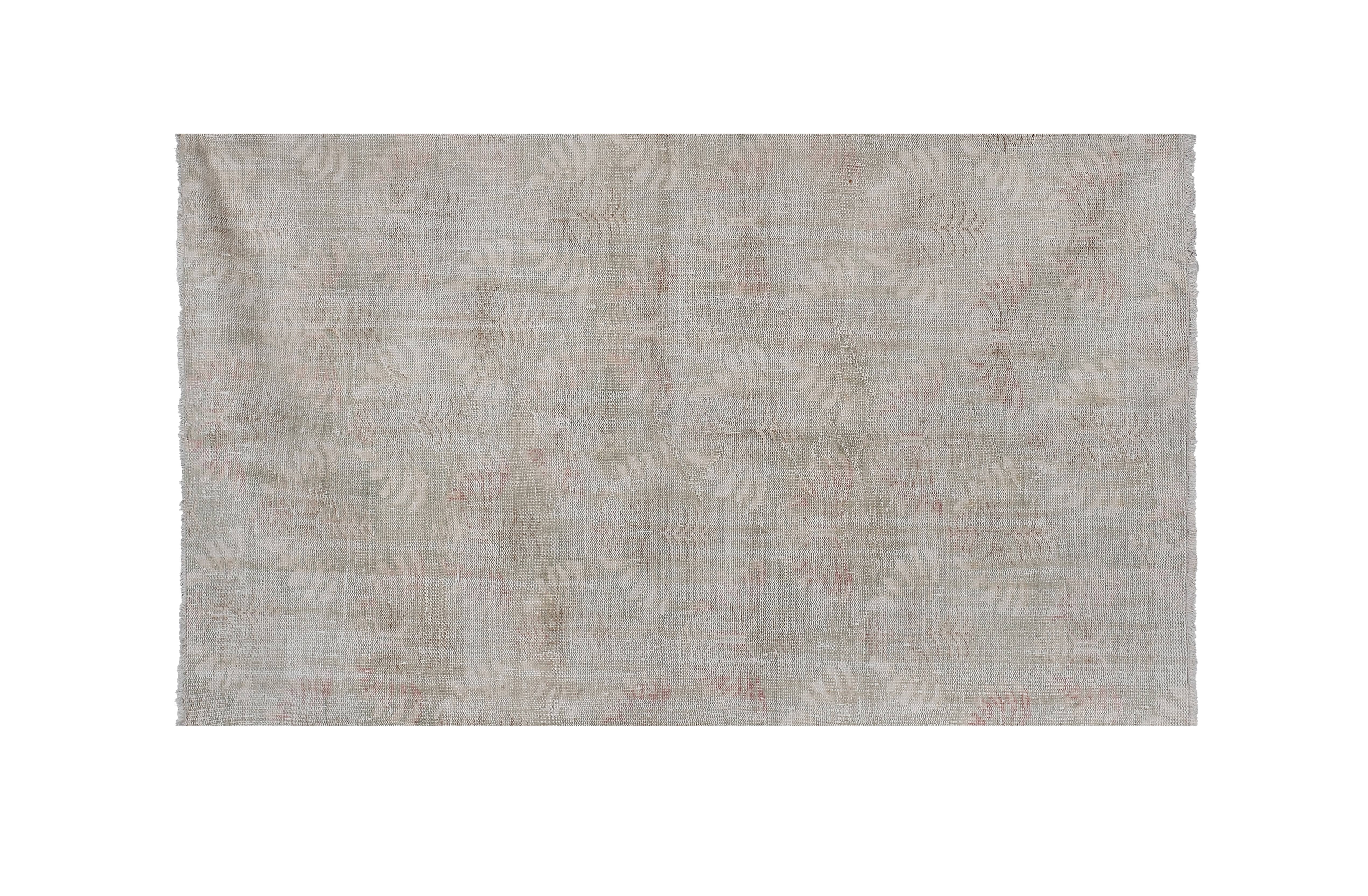 Vintage Turkish Isparta Oushak Rug 4'7'' x 7'3''