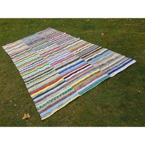 Vintage Turkish Anatolian Kilim Rug 6'7'' x 12'3''