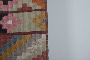 Vintage Turkish Kilim Runner 2'6'' x 14'7''