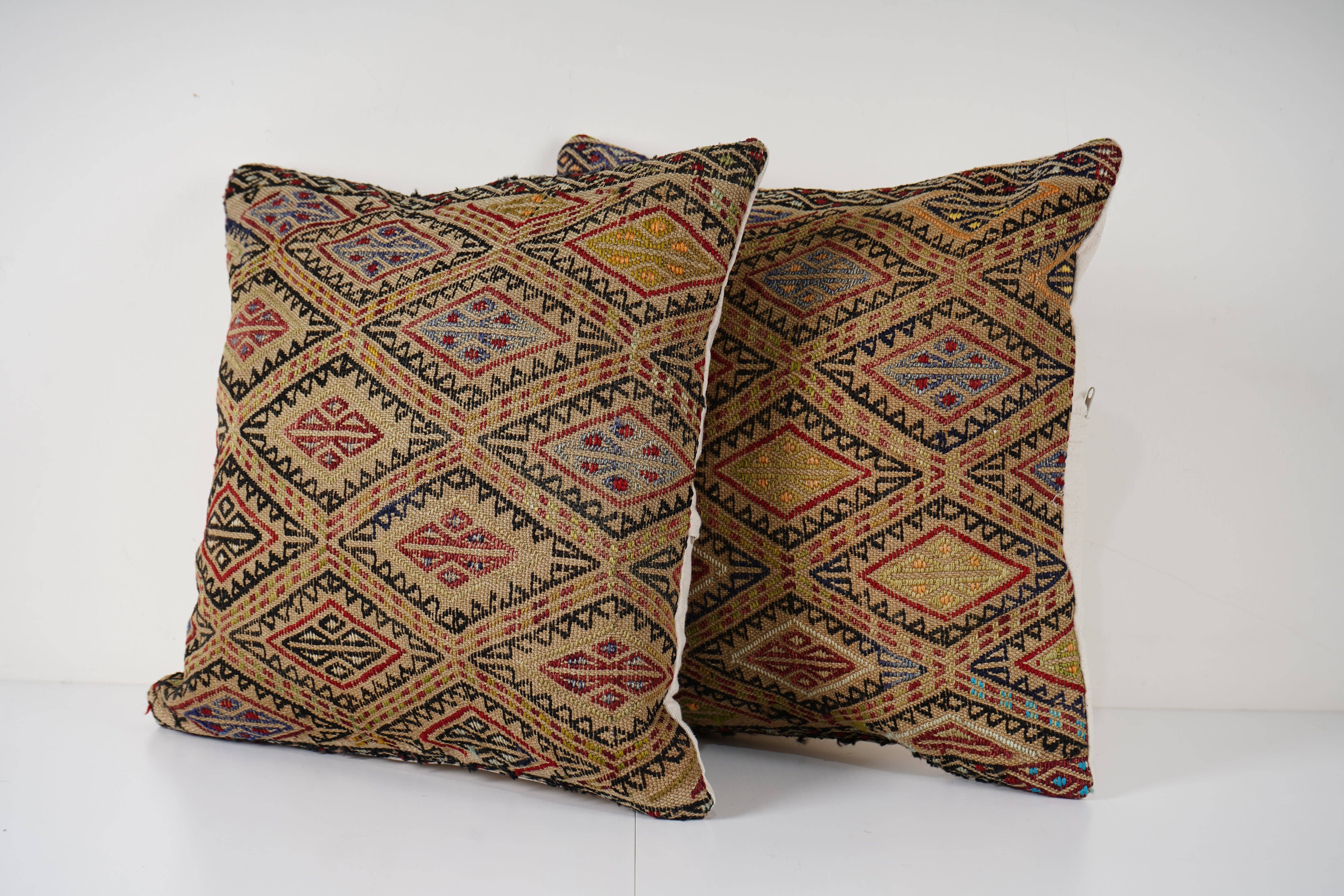 Kilim Pillow Cover Set of 2 | 20'' x 20''