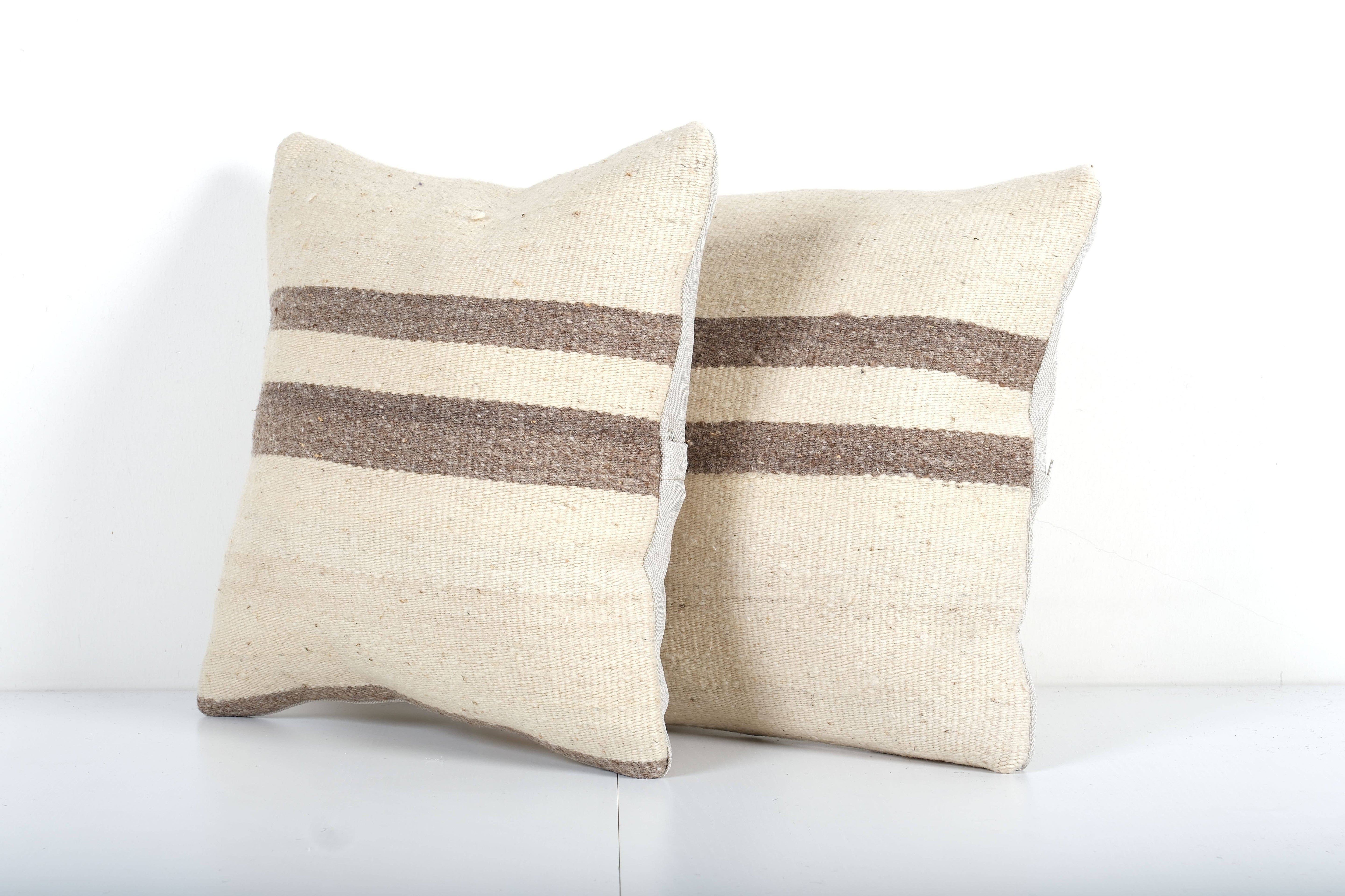 Kilim Pillow Cover Set of 2 | 16'' x 16''