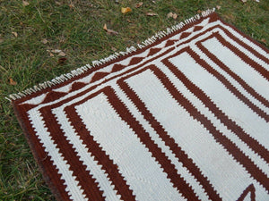 Vintage Herki Kilim Runner 2'7'' x 10'4''