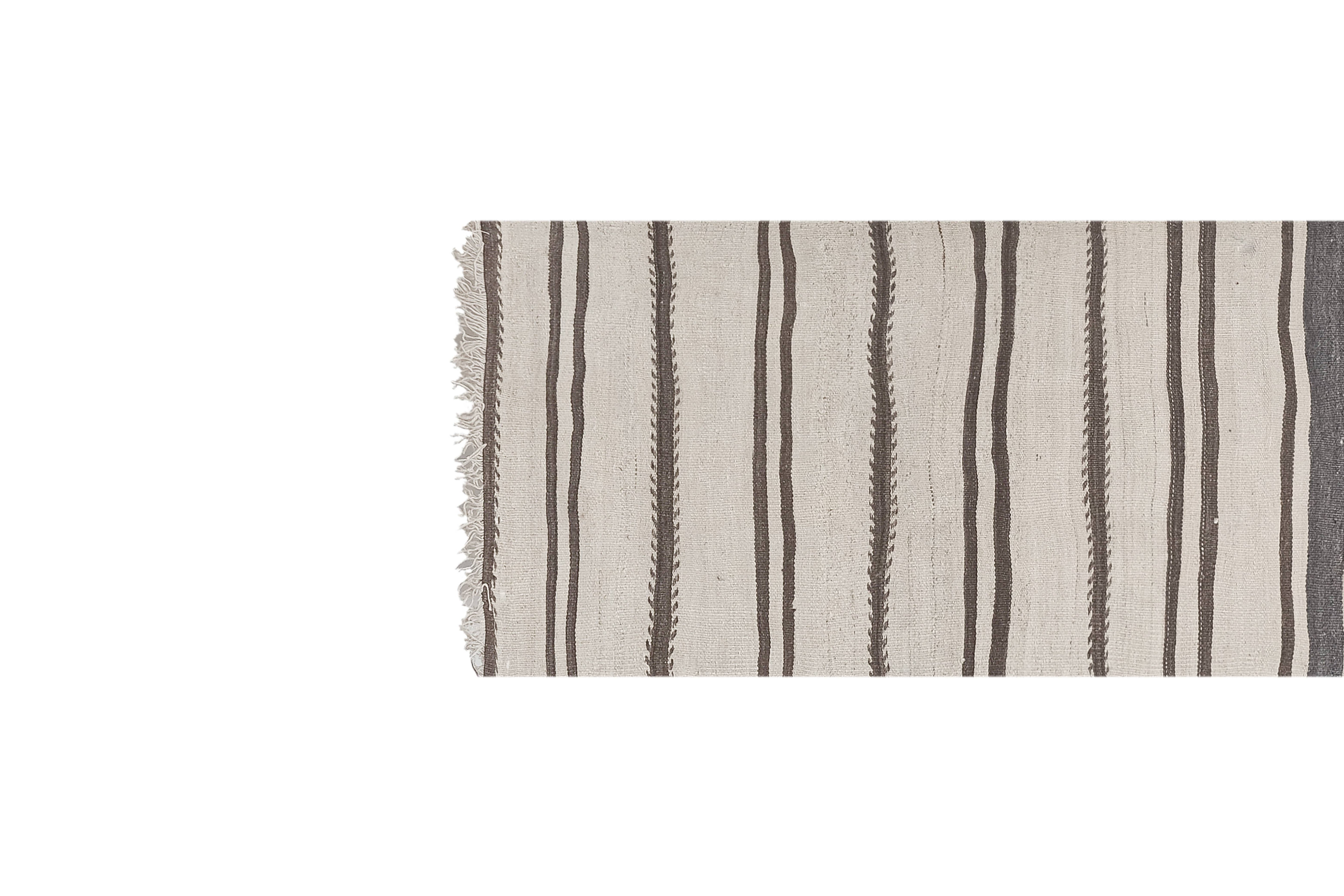 Vintage Turkish Kilim Runner 2'11'' x 9'1''