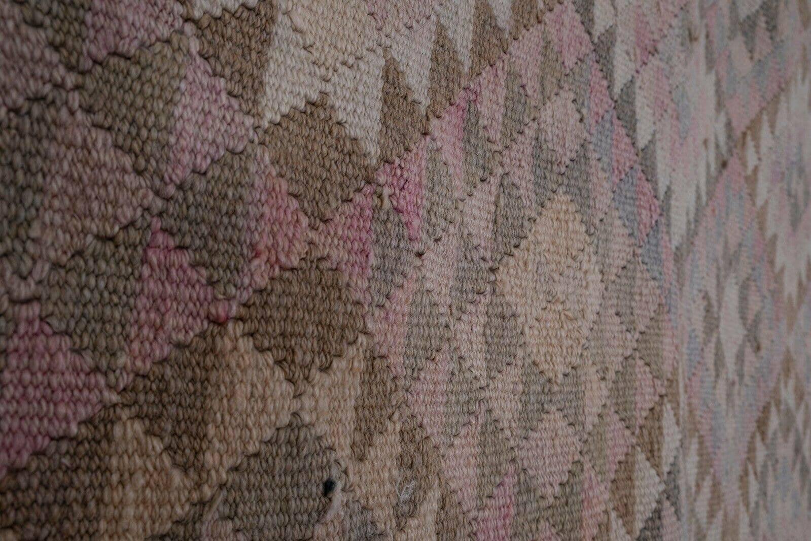 Vintage Turkish Kilim Runner 2'9'' x 12'2''