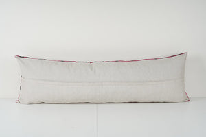 Silk Ikat Velvet Pillow Cover Set of 2 | 16'' x 48''